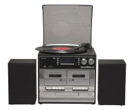 Denver Miniwieża Denver MRD-166 z gramofonem i radio DAB+/FM czarna - 1535051 - zdjęcie 1